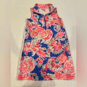 Sz L (10-12) 1/4 Zip dress by Lilly Pulitzer